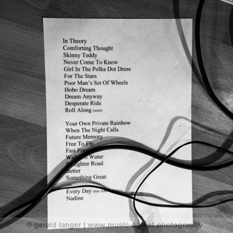 Setlist - Markus Rill 2016 - Blauer Adler Würzburg