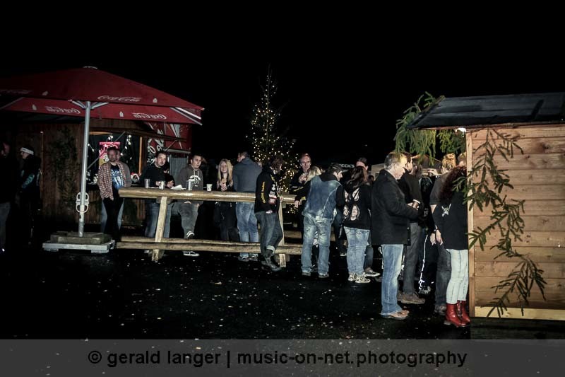 Der Weihnachtsmarkt beim Christmas Bash