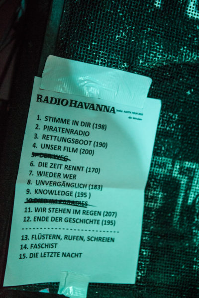 Setlist Radio Havanna 2013