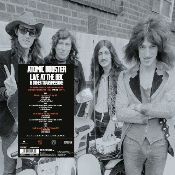 ATOMIC ROOSTER - LIVE AT THE BBC & OTHER TRANSMISSIONS_WHITE VINYL_ALBUM COVER