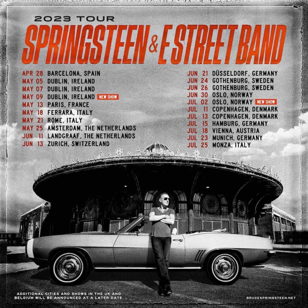 © brucespringsteen.net | Bruce Springsteen European Tour 2023_ Plakat Kopie