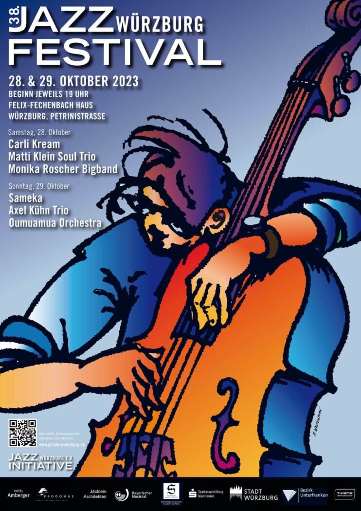 Jazzfestival Wuerzburg 2023 Plakat DinA4PrintRZ scaled Kopie