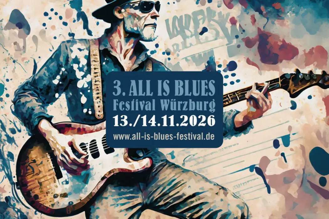 All Is Blues Festival Würzburg 2026 - Banner
